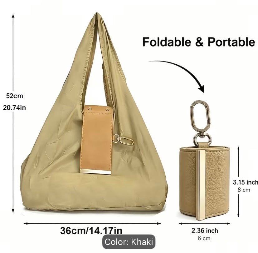 Velouraa™ Foldable Tote Bag & Reusable Shopping Bag