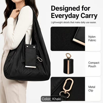 Velouraa™ Foldable Tote Bag & Reusable Shopping Bag